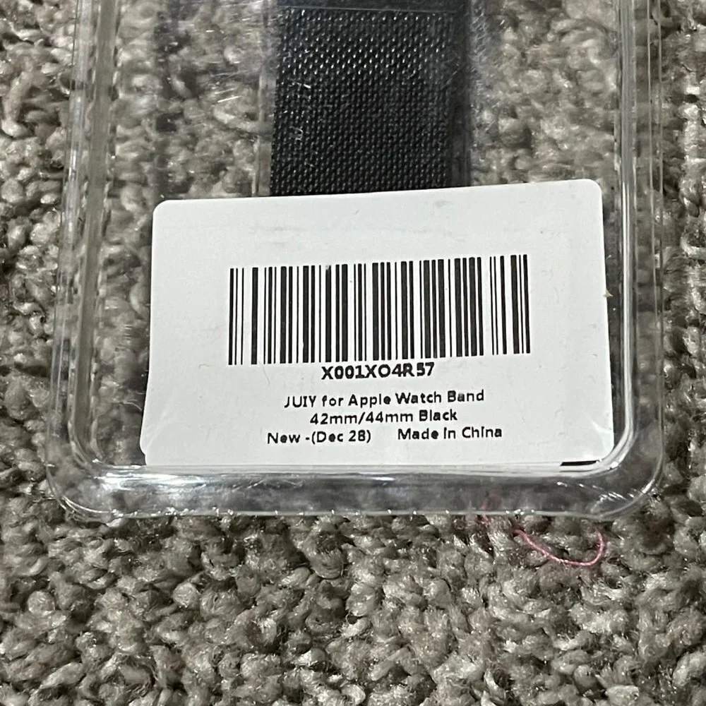 NEW Set of 2 42mm/44mm Milanese Loop JUIY for Apple Watch Bands in Space Gray an